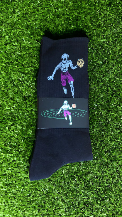 Streetball Logo Black Socks