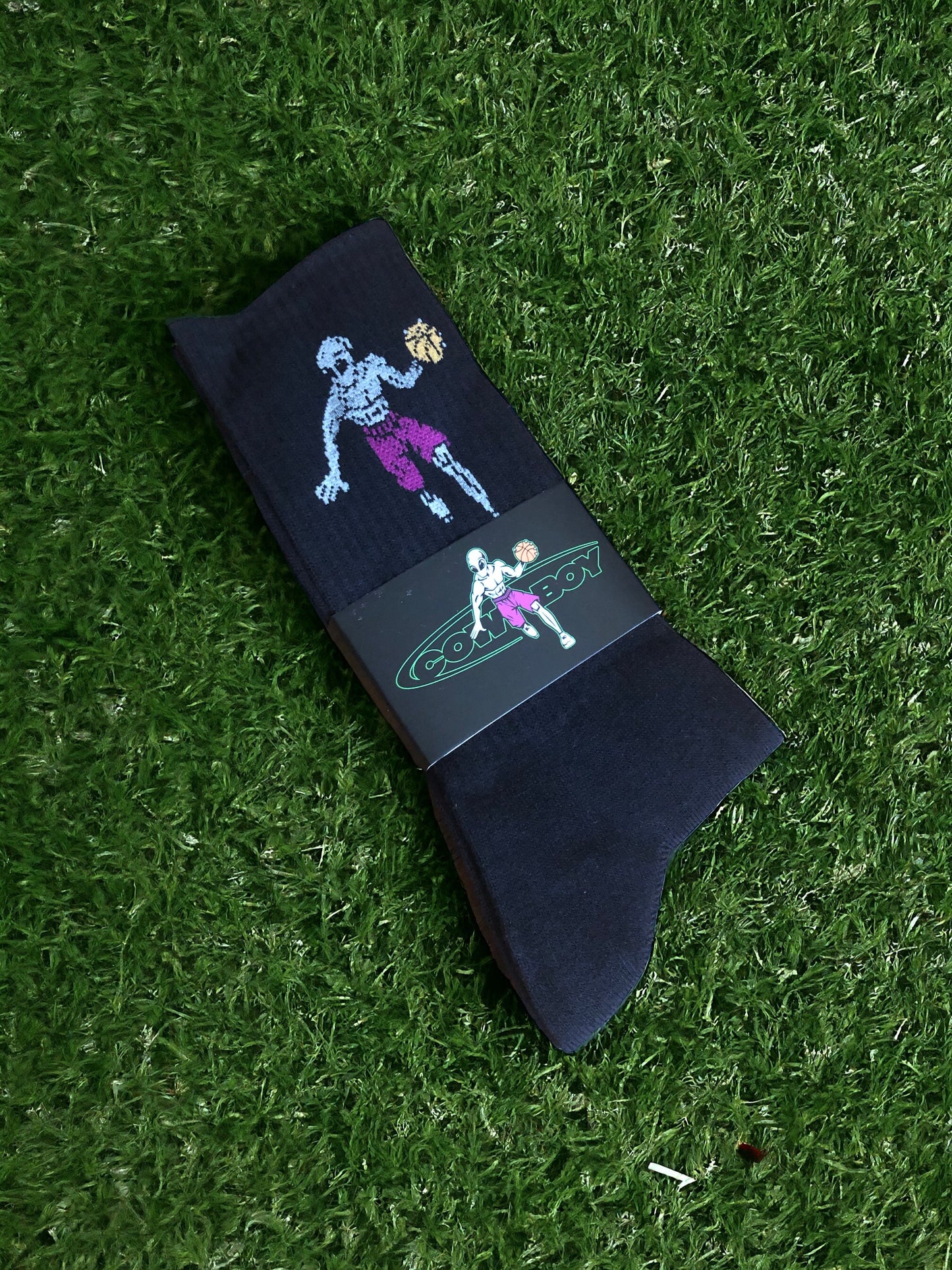 Streetball Logo Black Socks