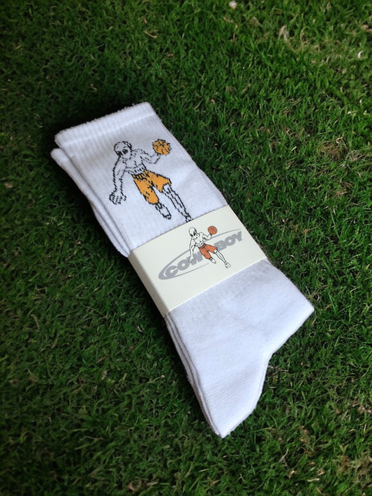 Streetball Logo White Socks