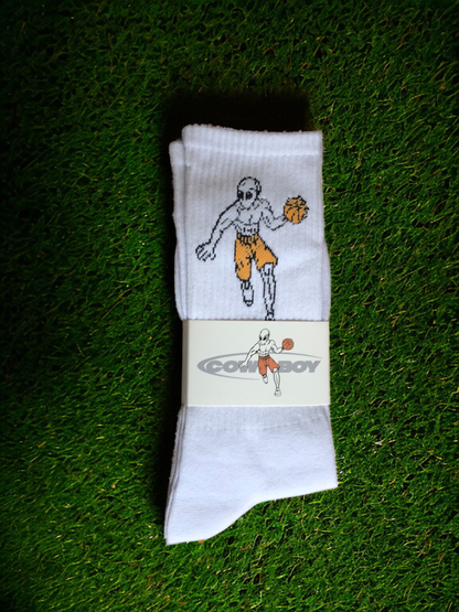 Streetball Logo White Socks